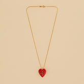 Collar mini Anturio Rojo