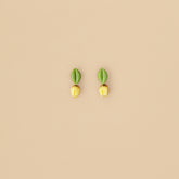 Aretes Mini Tulipán Vainilla