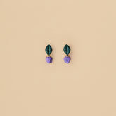Aretes Mini Tulipán Violeta