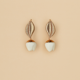 Aretes Maxi Tulipán Blancos