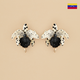 Aretes Cattleyas Negras