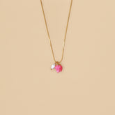 Collar Mini Tulipán Classic Fucsia