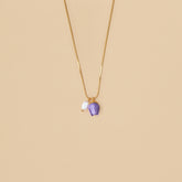 Collar Mini Tulipán violeta