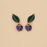 Earcuff Maxi Tulipán Violeta