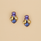 Aretes Abejas Moradas