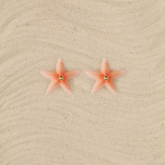Aretes mini Estrellas rosa