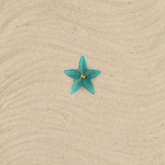 Earcuff mini Estrella turquesa