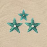 Set Estrellas turquesa