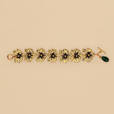 Pulsera Cascada de Orquídeas Roble