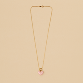 Collar mini Corazón Rosa