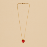 Collar mini Corazón Rojo