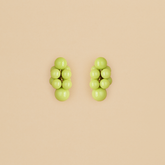 Aretes Uvas Verdes Simples