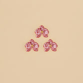 Set de Oreja mini Orquídeas Rosé