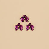 Set de Oreja mini Orquídeas Púrpura