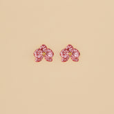 Aretes mini Orquídeas Rosé
