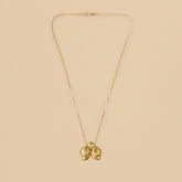 Collar Orquídea Dorada