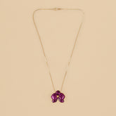 Collar Orquídea Púrpura