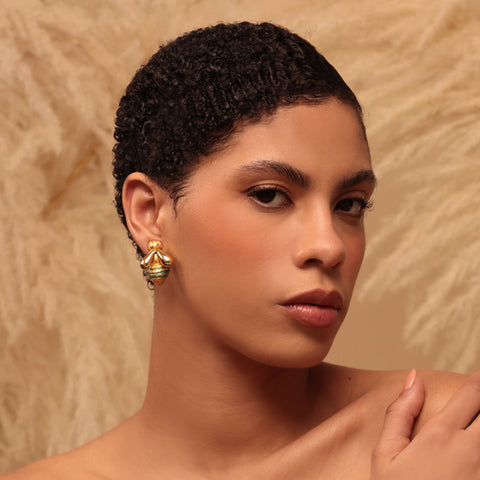 Aretes Abejitas Doradas