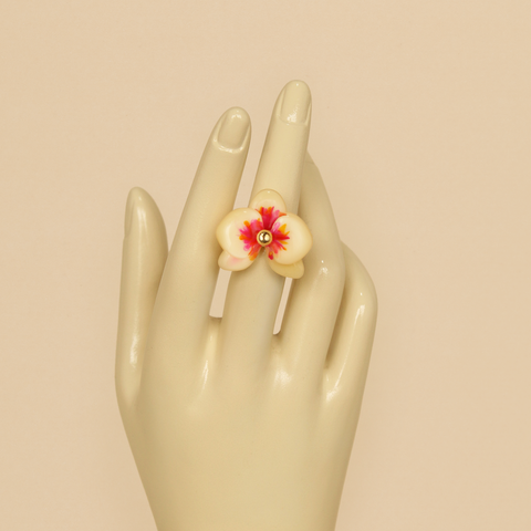 Anillo mini Orquídea Atardecer