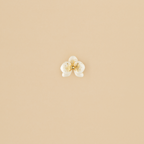 Anillo mini Orquídea Blanco