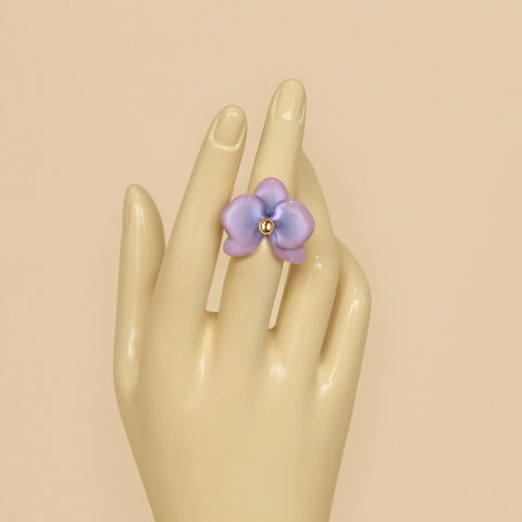 Anillo mini Orquídea lila