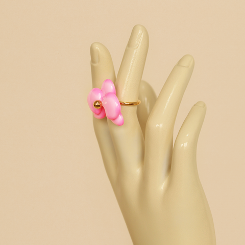 Anillo mini Orquídea Rosa