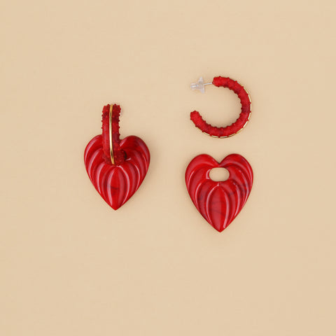 Argollas Anturios Rojos