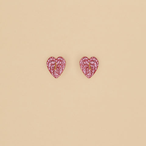 Aretes mini Anturios Rosé