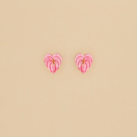 Aretes mini Anturios Rosa