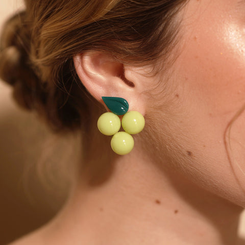 Aretes Uvitas Verdes