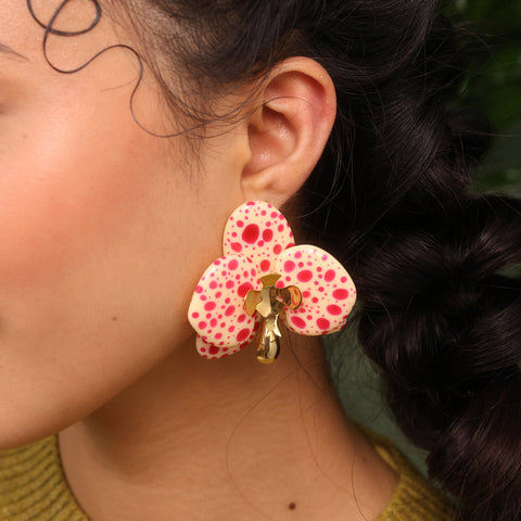 Aretes Orquídeas Trópico
