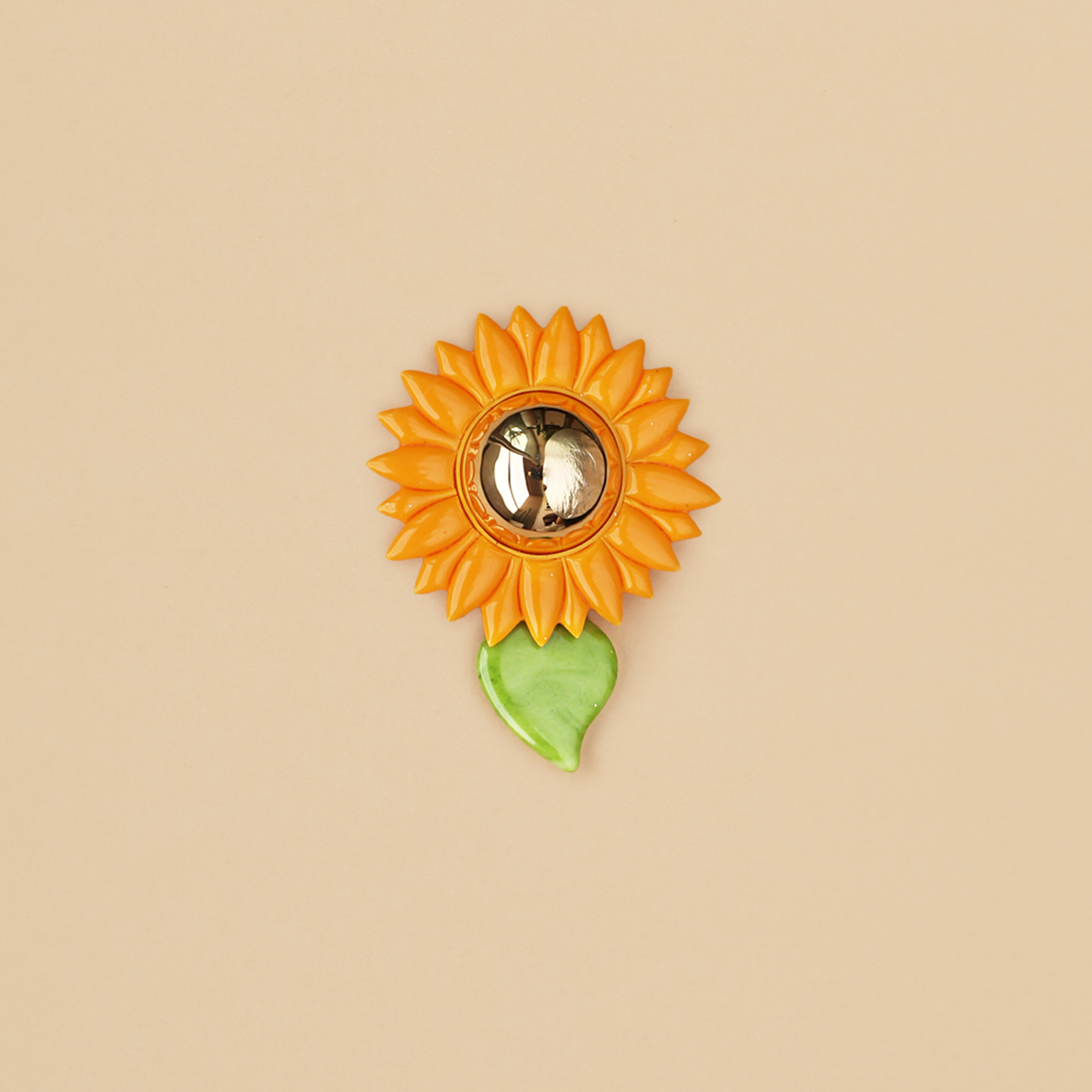 Broche Girasol Classic Ocre