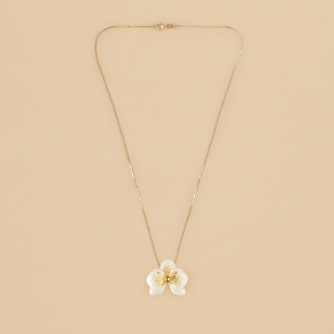 Collar Orquídea Blanca