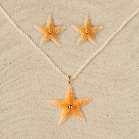 Set Estrellas naranja