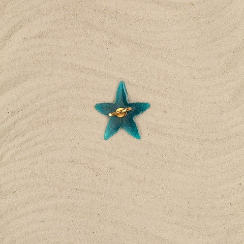 Earcuff mini Estrella turquesa