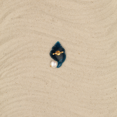 Earcuff Caracolita agua