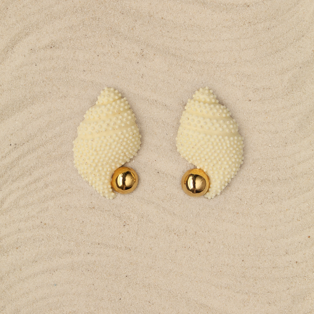Aretes Caracolas Arena
