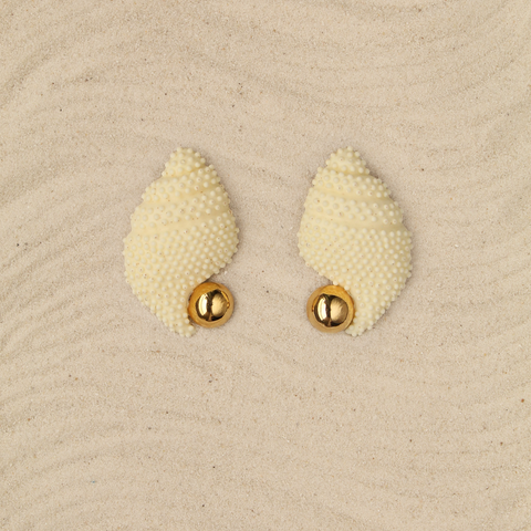 Aretes Caracolas Arena
