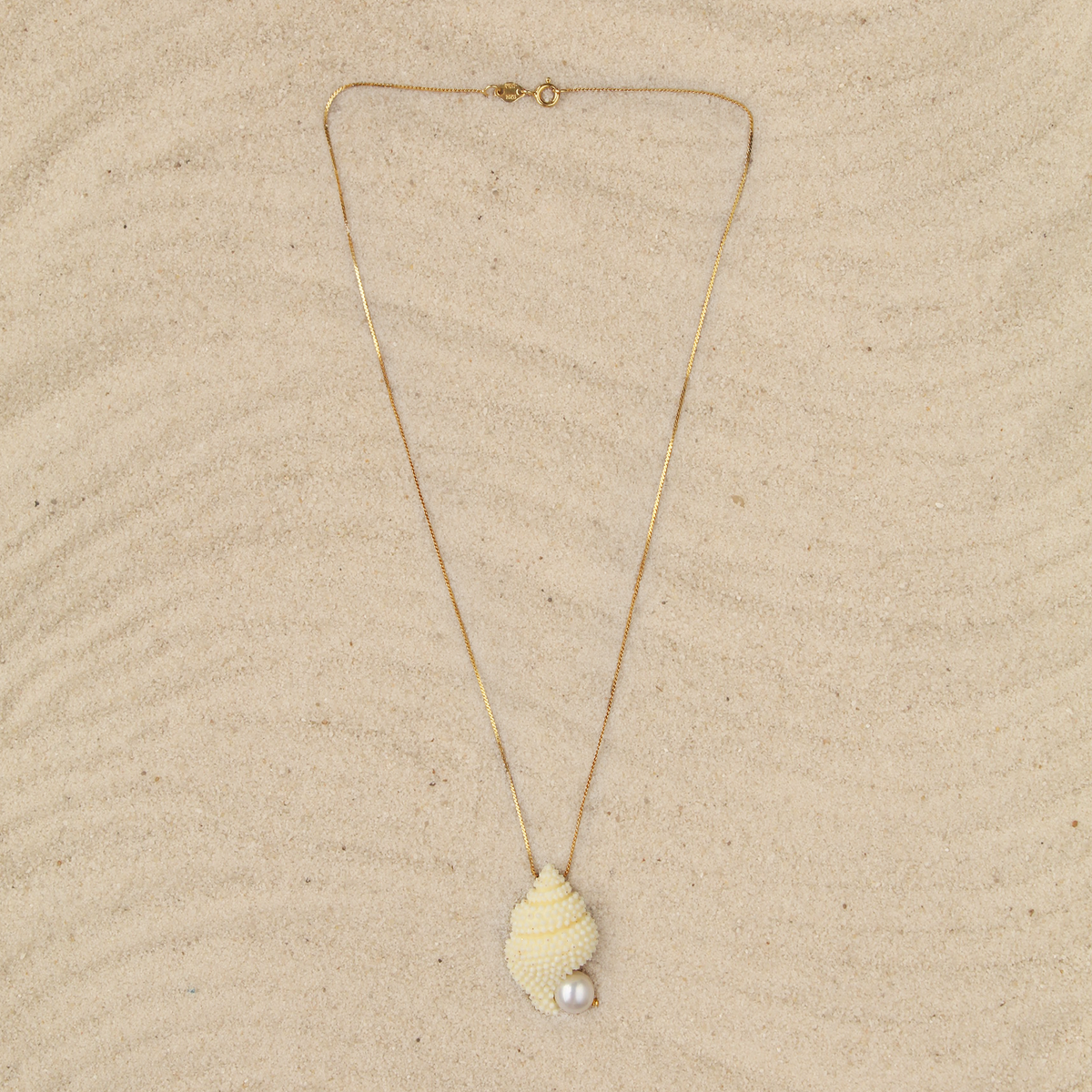 Collar Caracolita Arena