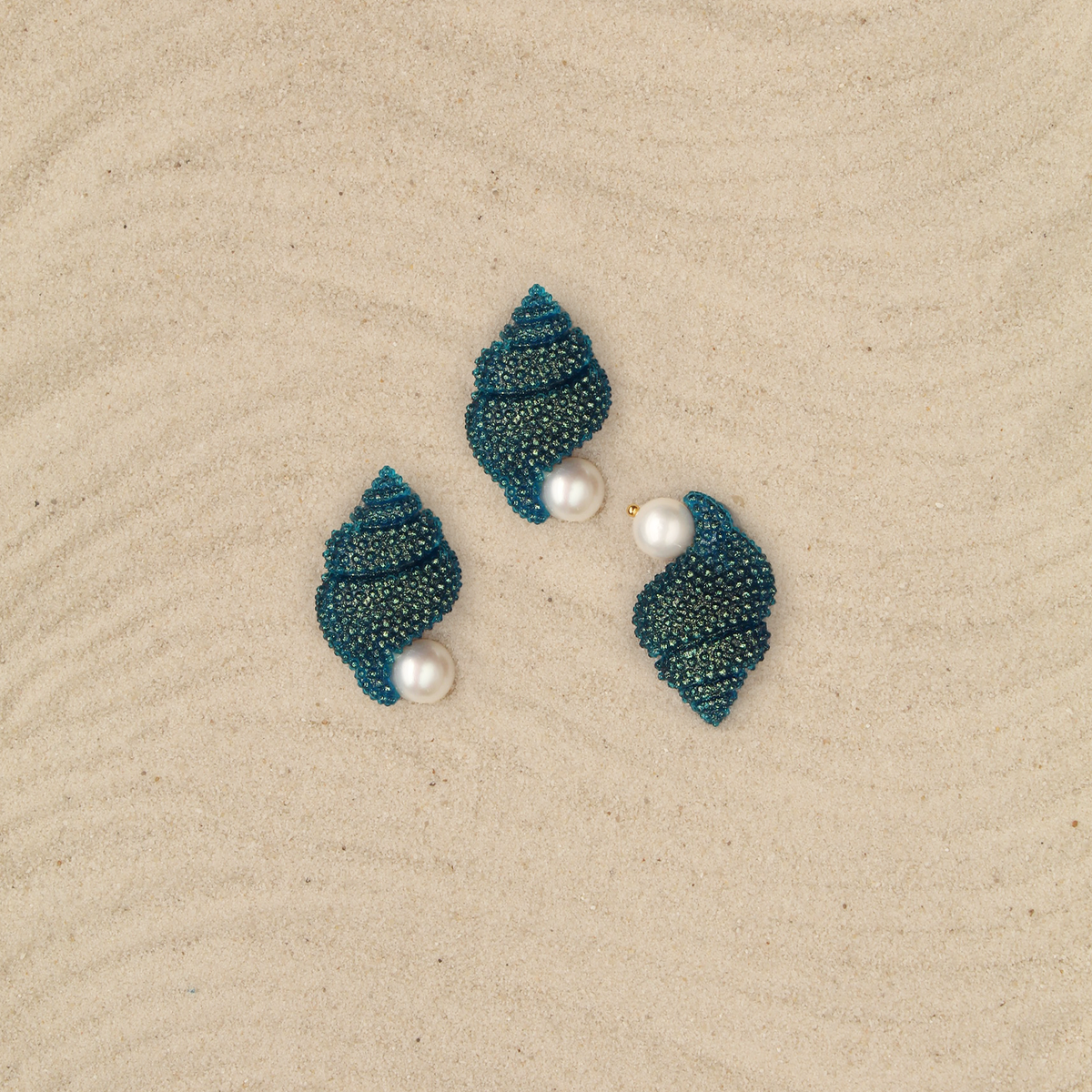 Set de oreja Caracolita agua