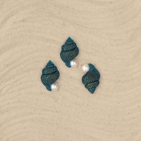 Set de oreja Caracolita agua