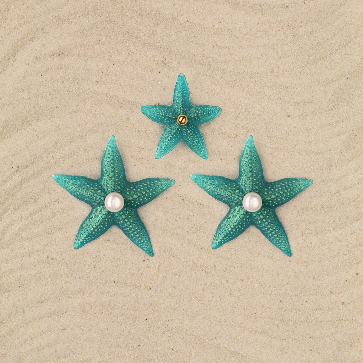 Set Estrellas turquesa