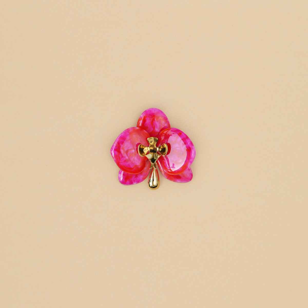 Broche Orquídea Arcoíris