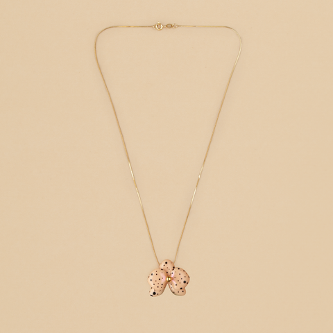 Collar Orquídea Melón