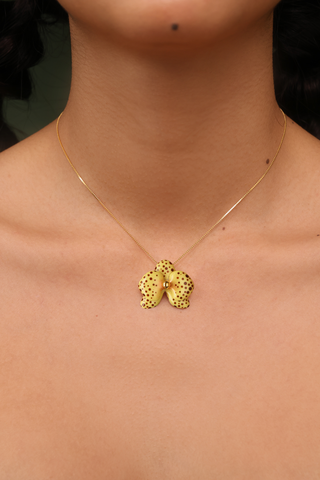 Collar Orquídea Maracuyá