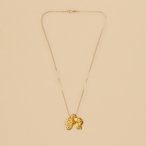 Collar Orquídea Maracuyá