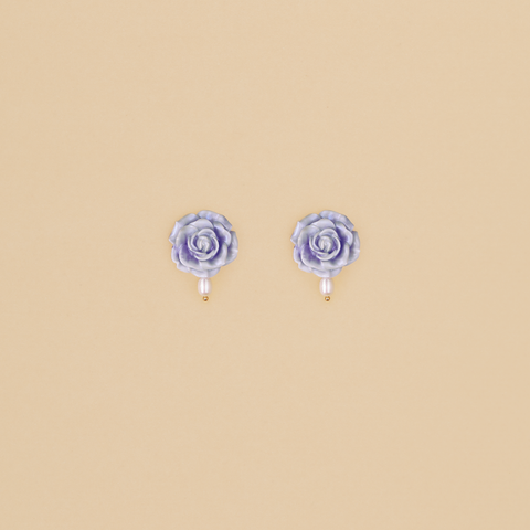 Aretes Rositas Lila