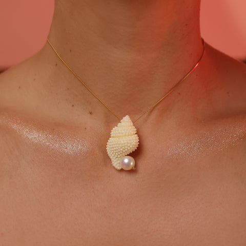 Collar Caracolita Arena
