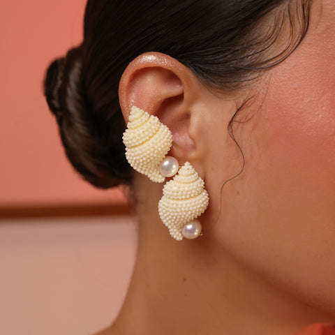 Earcuff Caracolita arena