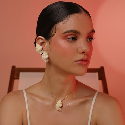 Earcuff Caracolita arena
